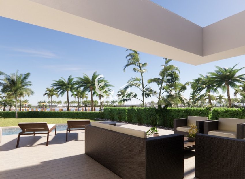 New build villas for sale in Los Alcázares, Murcia, Spain.ON1570