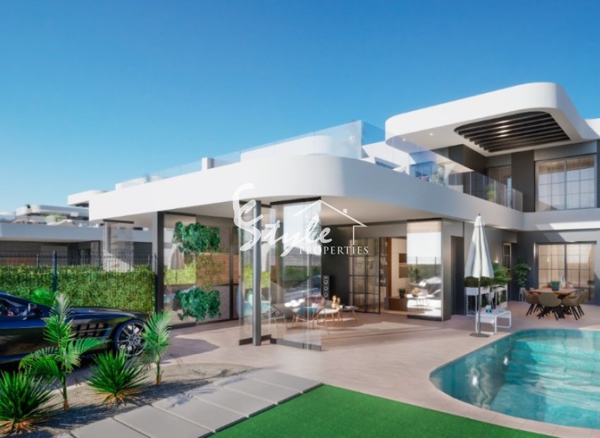 New build villas for sale in Los Alcázares, Murcia, Spain.ON1648