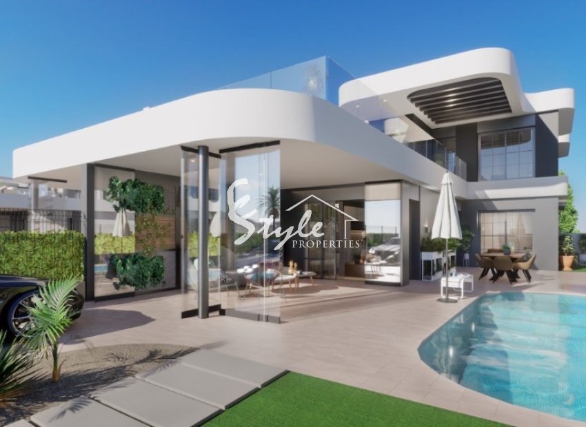 New build villas for sale in Los Alcázares, Murcia, Spain.ON1648