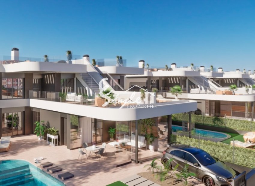 New build villas for sale in Los Alcázares, Murcia, Spain.ON1648