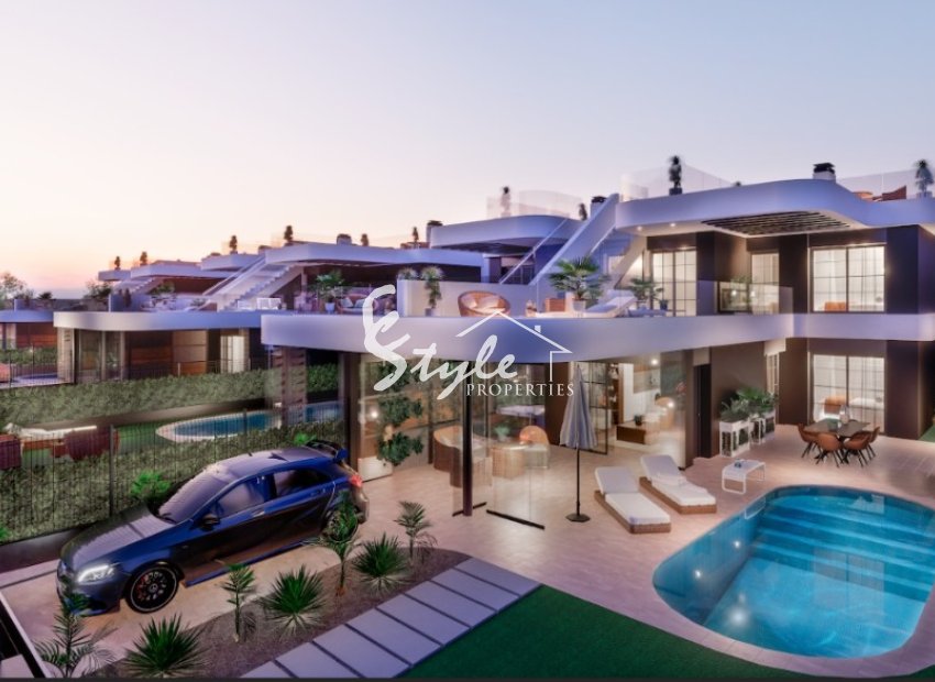 New build villas for sale in Los Alcázares, Murcia, Spain.ON1648