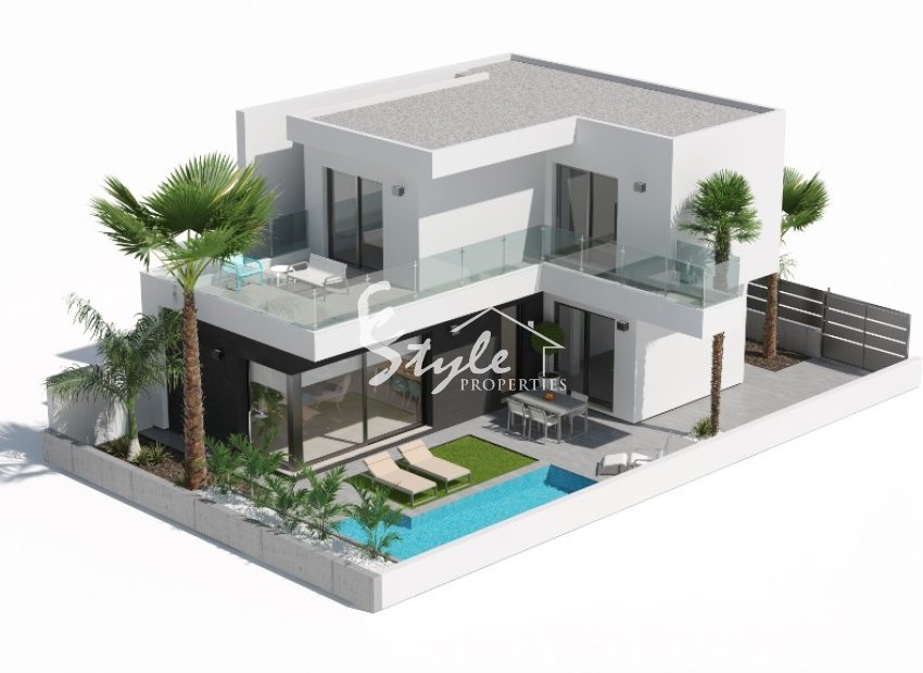 New build villas for sale in San Javier, Murcia, Spain. ON1635