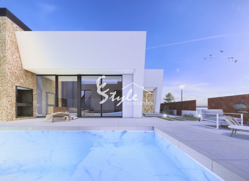 New build villas for sale in San Pedro del Pinatar, Murcia, Spain. ON1429