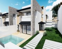 New build villas for sale in San Pedro del Pinatar, Murcia, Spain. ON1628