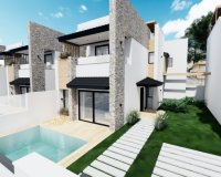 New build villas for sale in San Pedro del Pinatar, Murcia, Spain. ON1661