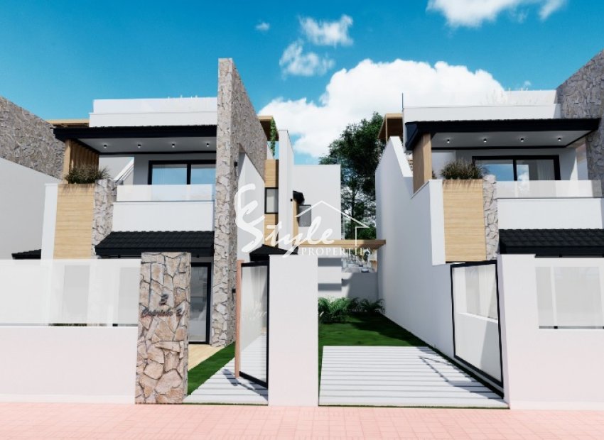 New build villas for sale in San Pedro del Pinatar, Murcia, Spain. ON1661