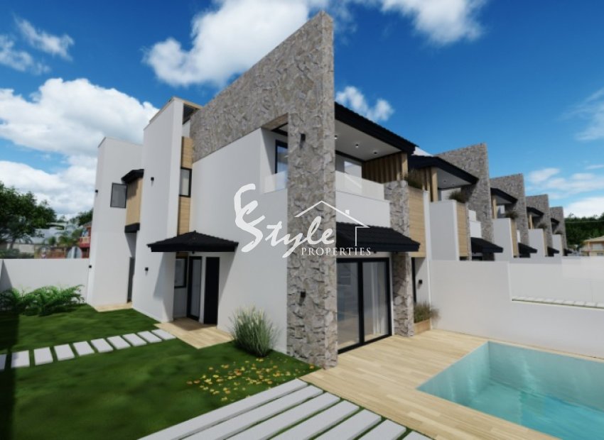 New build villas for sale in San Pedro del Pinatar, Murcia, Spain. ON1661