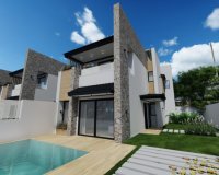 New build villas for sale in San Pedro del Pinatar, Murcia, Spain. ON1661