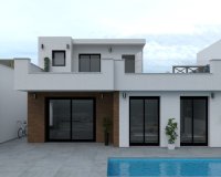 New build villas for sale in San Pedro del Pinatar, Murcia, Spain. ON1843