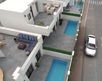 New build villas for sale in San Pedro del Pinatar, Murcia, Spain. ON1843