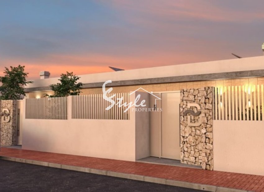 New build villas for sale in Santiago de Ribeira, Murcia, Spain.ON1652