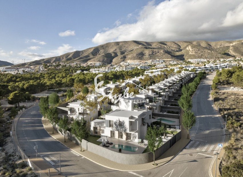 New build villas in Finestrat, Costa Blanca, Spain. ON1596