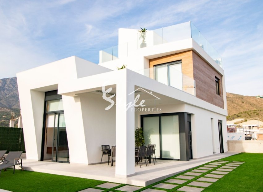 New build villas in Finestrat, Costa Blanca, Spain. ON1622