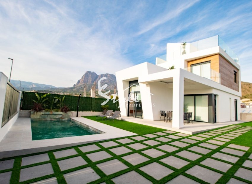 New build villas in Finestrat, Costa Blanca, Spain. ON1622