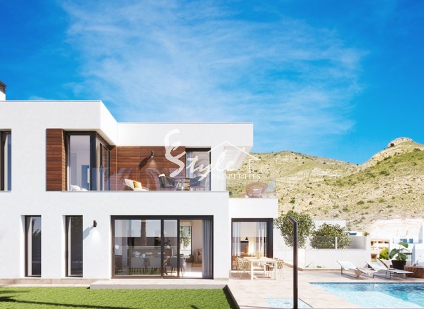 New build villas in Finestrat, Costa Blanca, Spain. ON1656