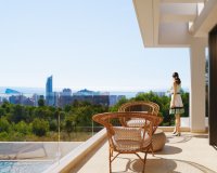 New build villas in Finestrat, Costa Blanca, Spain. ON1656