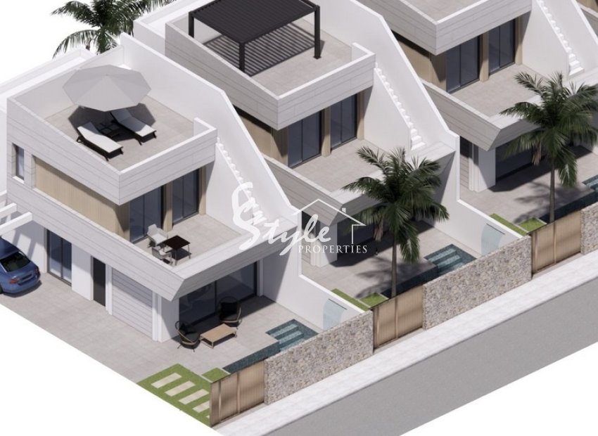 New build villas in Santiago de la Ribera, Murcia, Spain ON1584