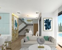 New Build villas with panoramic view in Finestrat, Benidorm, Costa Blanca, Spain