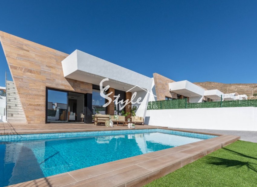 New build villas with the pool for sale in Benidorm, Costa Blanca, Spain.ON529