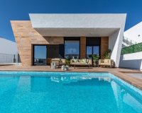 New build villas with the pool for sale in Benidorm, Costa Blanca, Spain.ON529