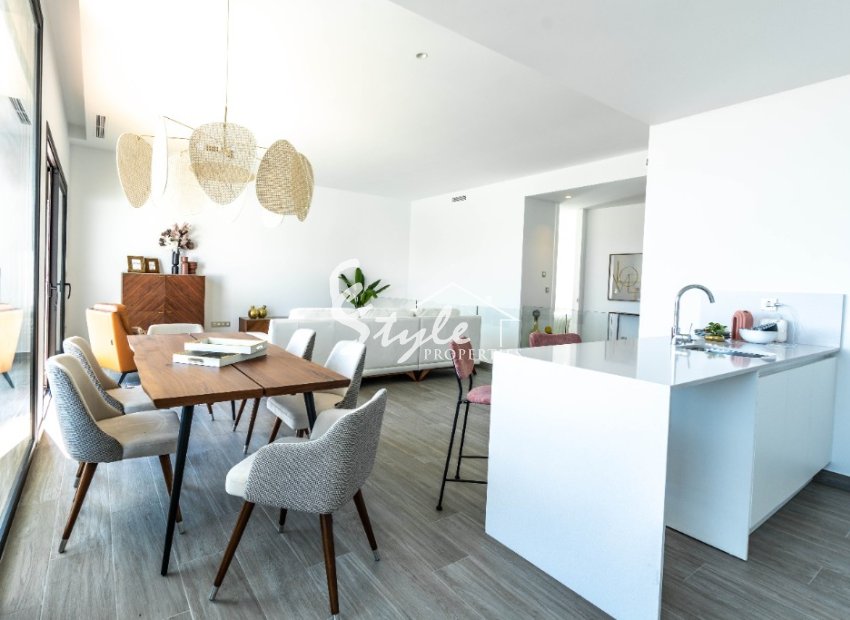 New build villas with the pool for sale in Benidorm, Costa Blanca, Spain.ON529