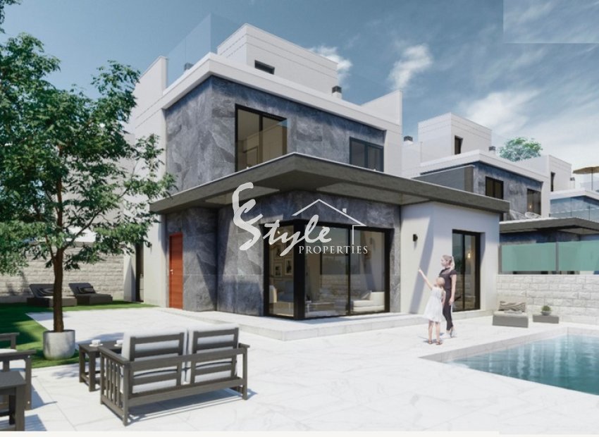 New built villas in Pilar de la Horadada, Costa Blanca.Spain.ON1771