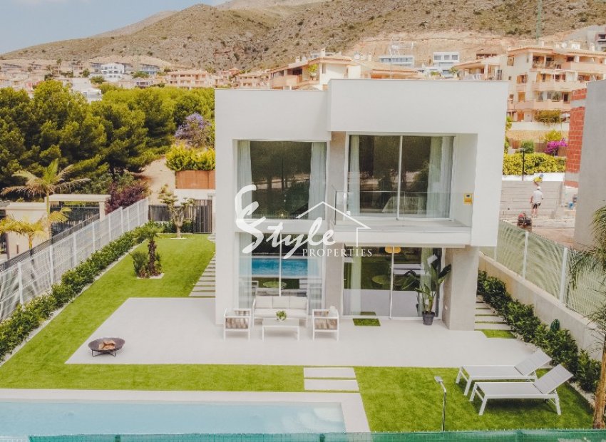 New exclusive townhouses in Finestrat, Benidorm. ON1310