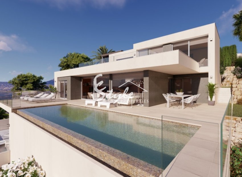 New luxury villa for sale in Cumbre del Sol, Costa Blanca, Spain. ON1529