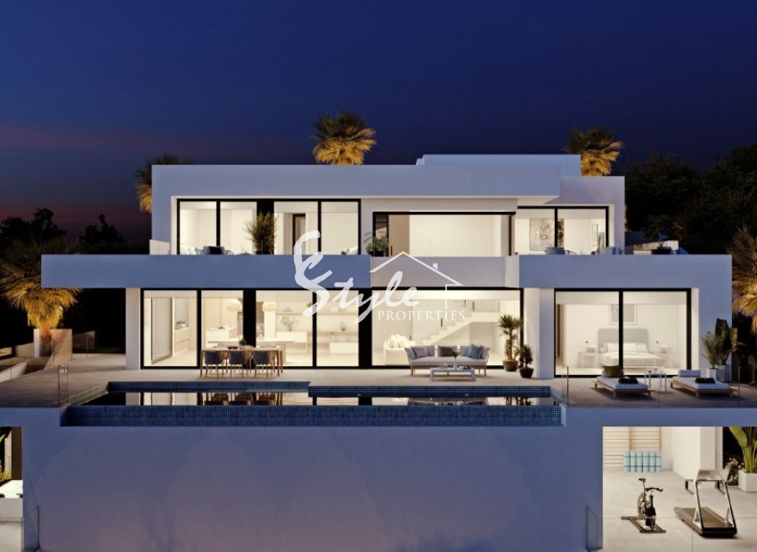 New luxury villa for sale in Cumbre del Sol, Costa Blanca, Spain. ON1531