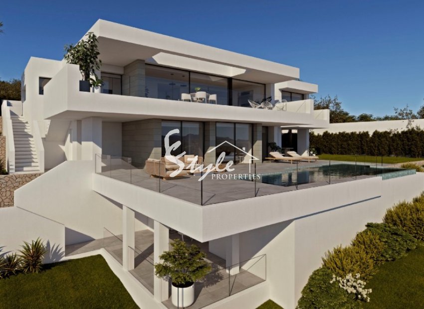 New luxury villa for sale in Cumbre del Sol, Costa Blanca, Spain. ON1534