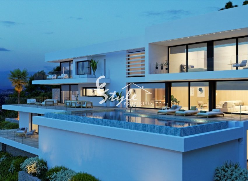 New luxury villa for sale in Cumbre del Sol, Costa Blanca, Spain. ON1537