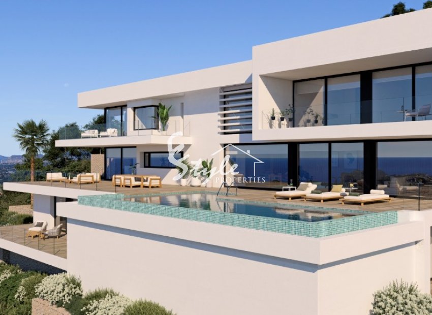 New luxury villa for sale in Cumbre del Sol, Costa Blanca, Spain. ON1537