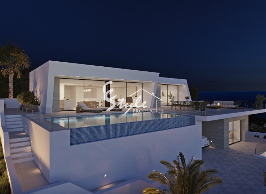 New luxury villa for sale in Cumbre del Sol, Costa Blanca, Spain. ON1539