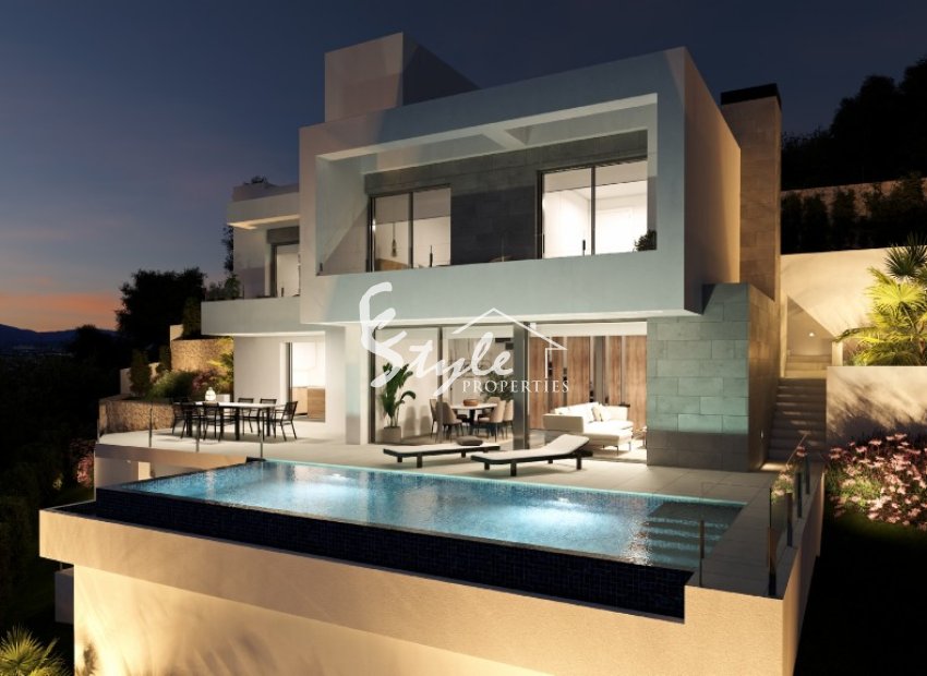 New luxury villa for sale in Cumbre del Sol, Costa Blanca, Spain. ON1542