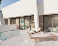 New semi-detached villas for sale in Torrepacheco, Costa Blanca, Spain. ON1462