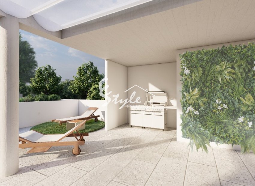 New semi-detached villas for sale in Torrepacheco, Costa Blanca, Spain. ON1462