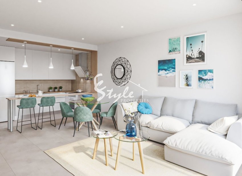 New semi-detached villas for sale in Torrepacheco, Costa Blanca, Spain. ON1462