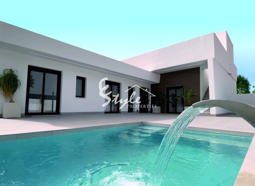 New semi-detached villas for sale in Torrepacheco, Costa Blanca, Spain. ON1572