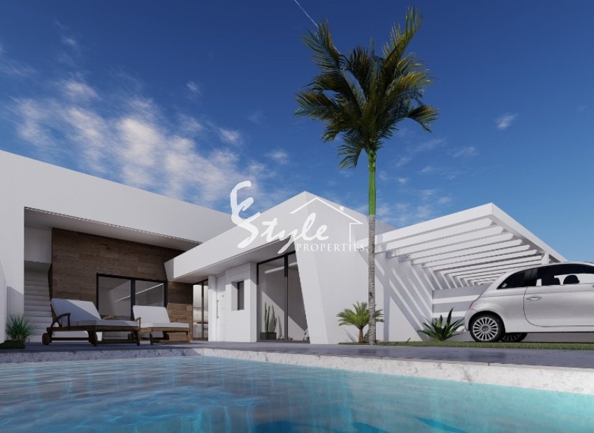 New semi-detached villas for sale in Torrepacheco, Costa Blanca, Spain. ON1572