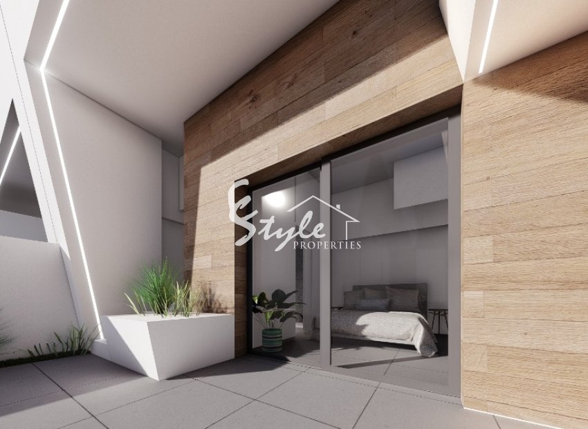 New semi-detached villas for sale in Torrepacheco, Costa Blanca, Spain. ON1572