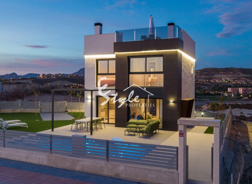 New villas in Mutxamel, Costa Blanca, Spain.ON1457