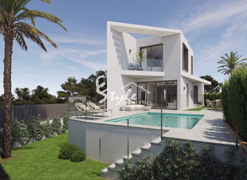 New villas in San Juan, Alicante, Costa Blanca, Spain.ON1681