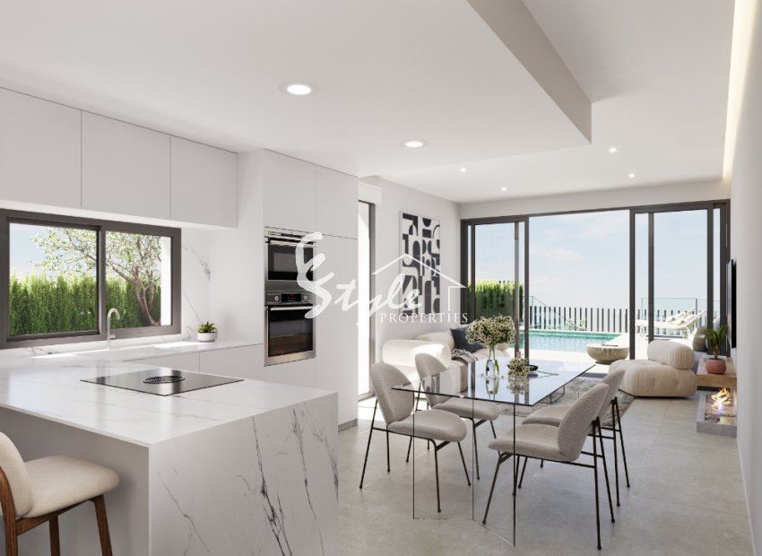 New villas in San Juan, Alicante, Costa Blanca, Spain.ON1681