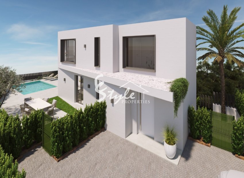New villas in San Juan, Alicante, Costa Blanca, Spain.ON1681