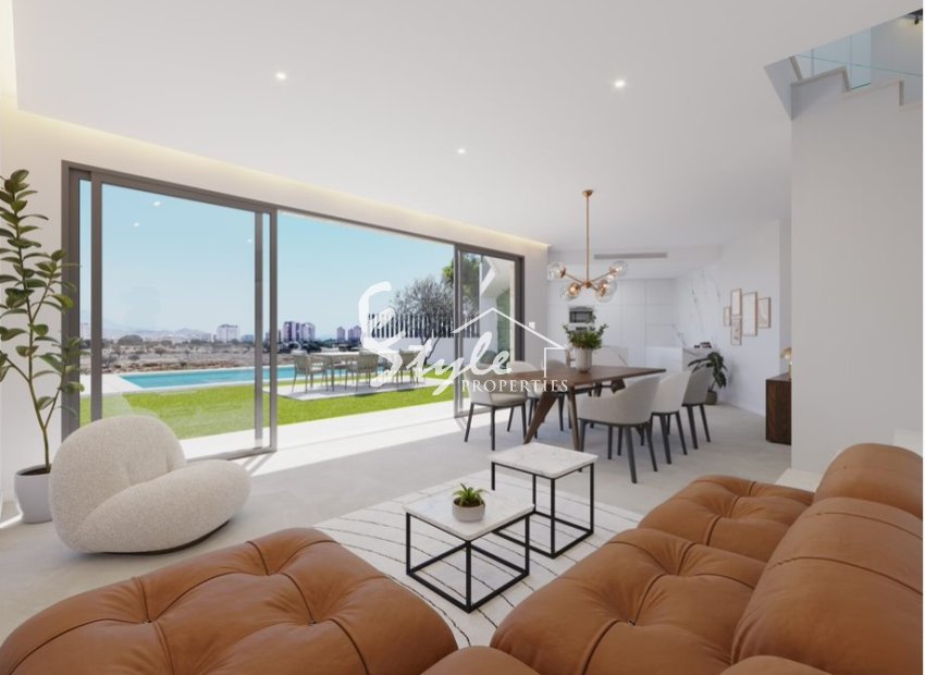 New villas in San Juan, Alicante, Costa Blanca, Spain.ON1682