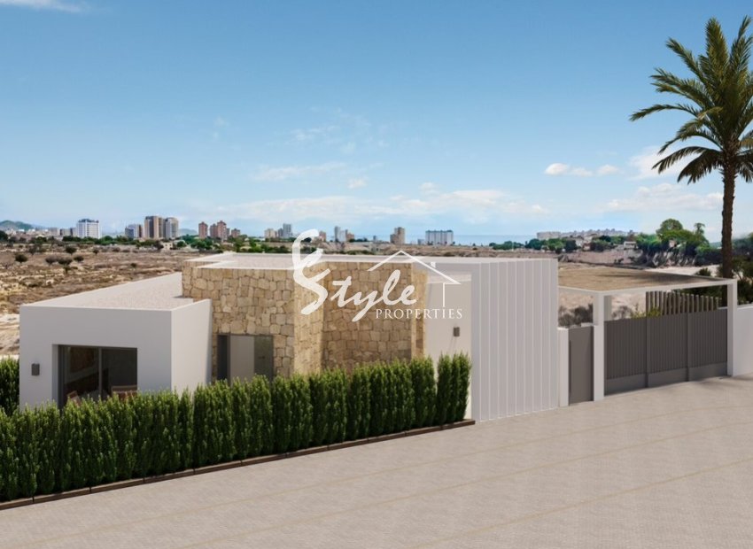 New villas in San Juan, Alicante, Costa Blanca, Spain.ON1682