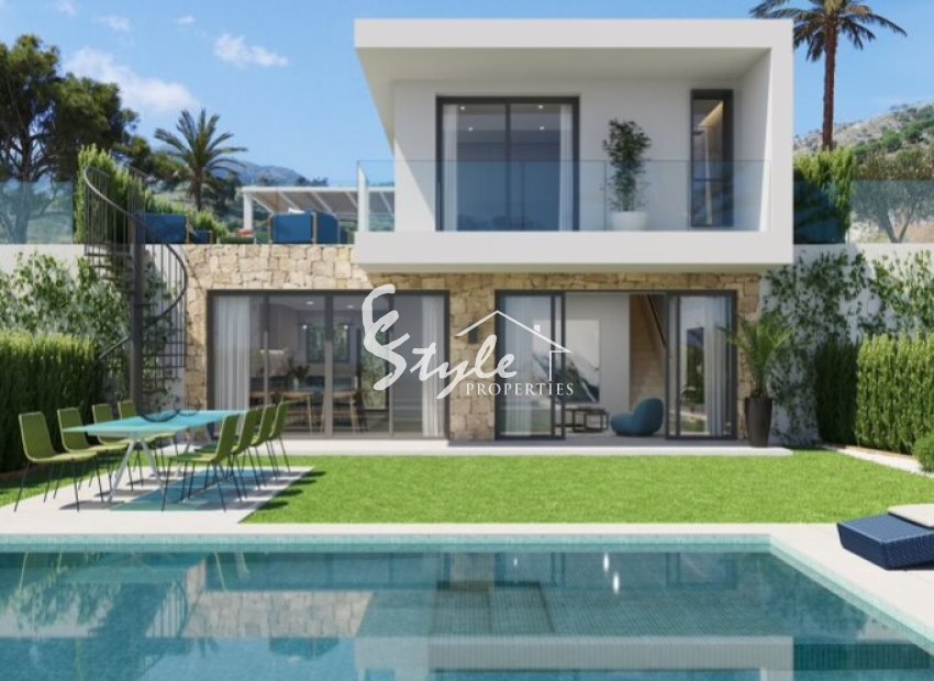 New villas in San Juan, Alicante, Costa Blanca, Spain.ON1684