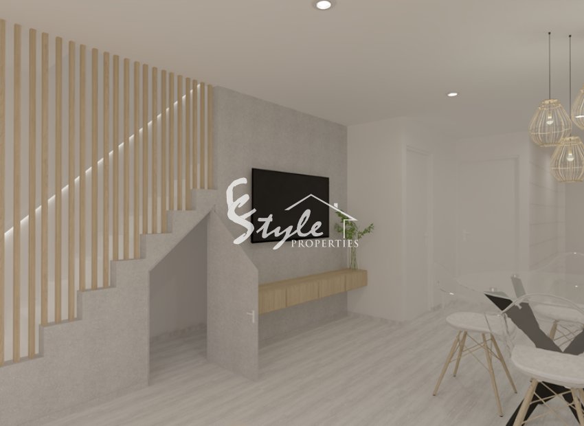 Nueva casa adosada junto a la playa en venta en Torre de la Horadada, Costa Blanca, España. ON1233_A