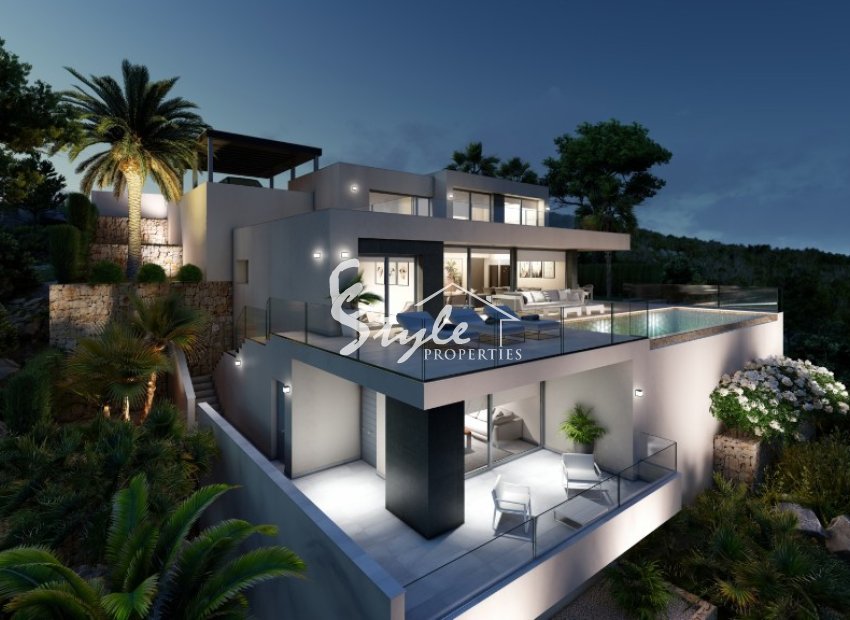 Nueva villa de lujo en venta en Cumbre del Sol, Costa Blanca, España. ON1529