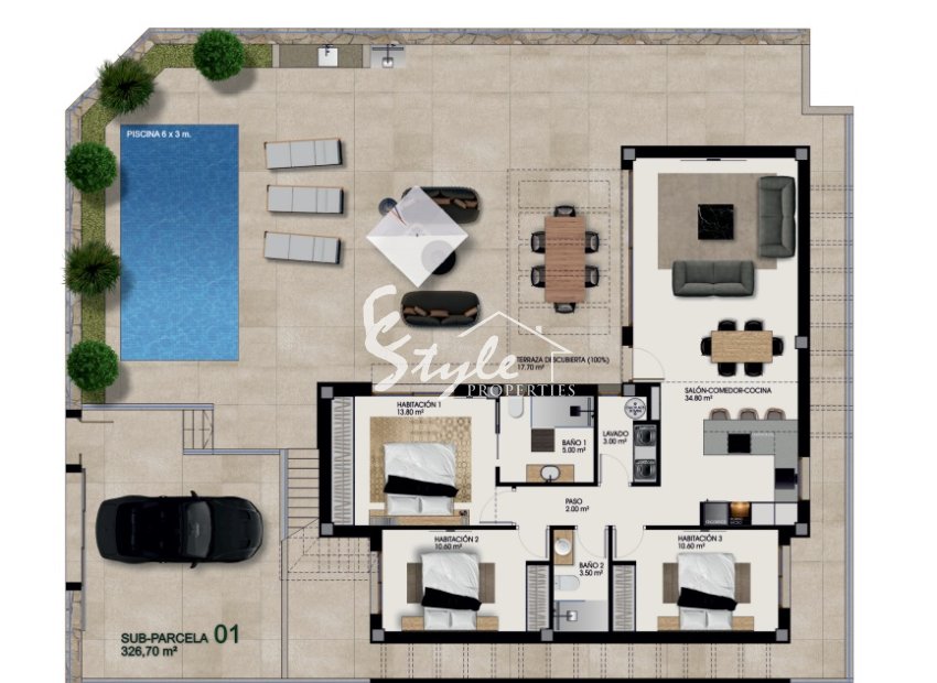 Nueva villa en venta en Rojales, Costa Blanca, España. ON1850